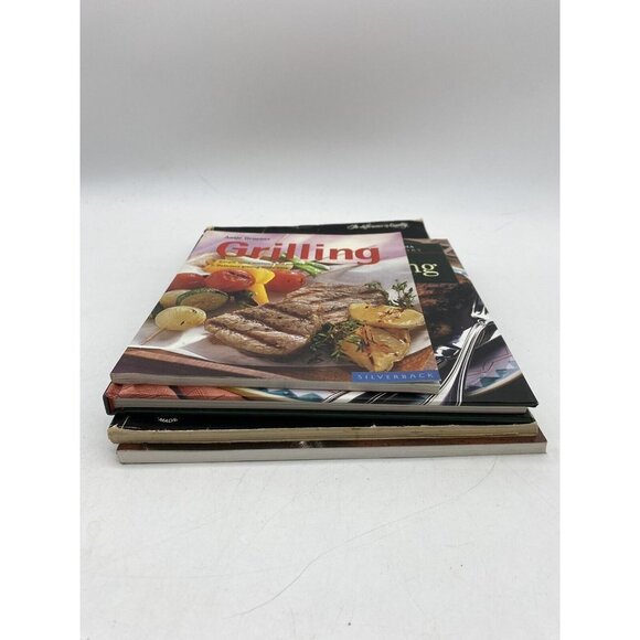 Cookbooks On Barbecue Bbq - Grilling Meat Vegetables Cookbooks - Lot Of 4 HB PB - Picture 5 of 16